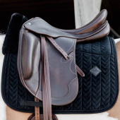 Dressurschabracke Skin Friendly Velvet Schwarz Dressurschabracke Skin Friendly Velvet Schwarz