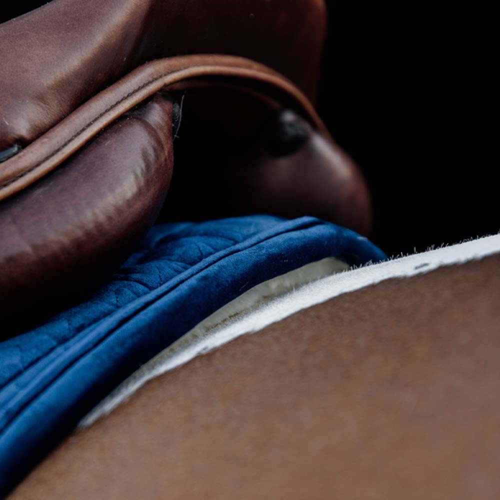 Schabracke Skin Friendly Velvet Marineblau