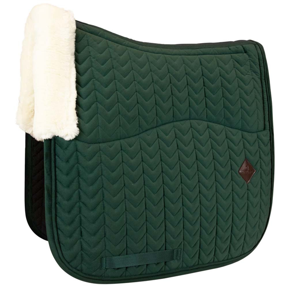 Dressurschabracke Skin Friendly Velvet Grün
