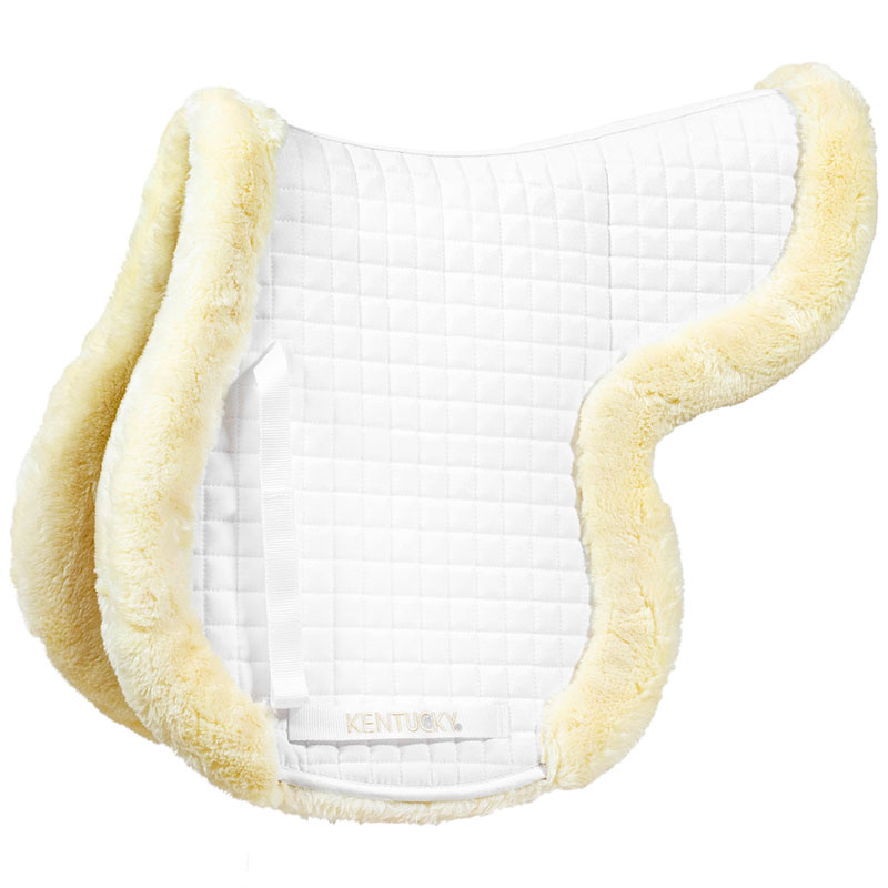 Satteldecke Hunter Vegan Sheepskin Weiß