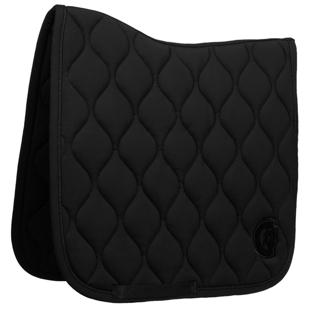 Dressurschabracke Wave 3D Logo Schwarz