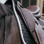 Dressurschabracke Plaited Cord Schwarz Dressurschabracke Plaited Cord Schwarz