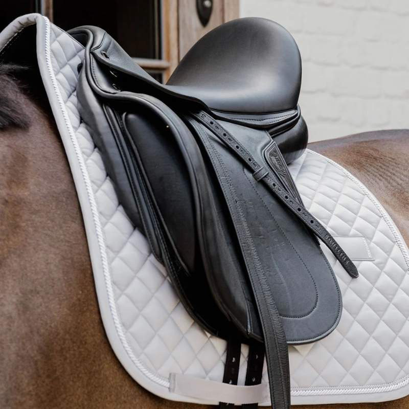 Dressurschabracke Diamond Rope Grau