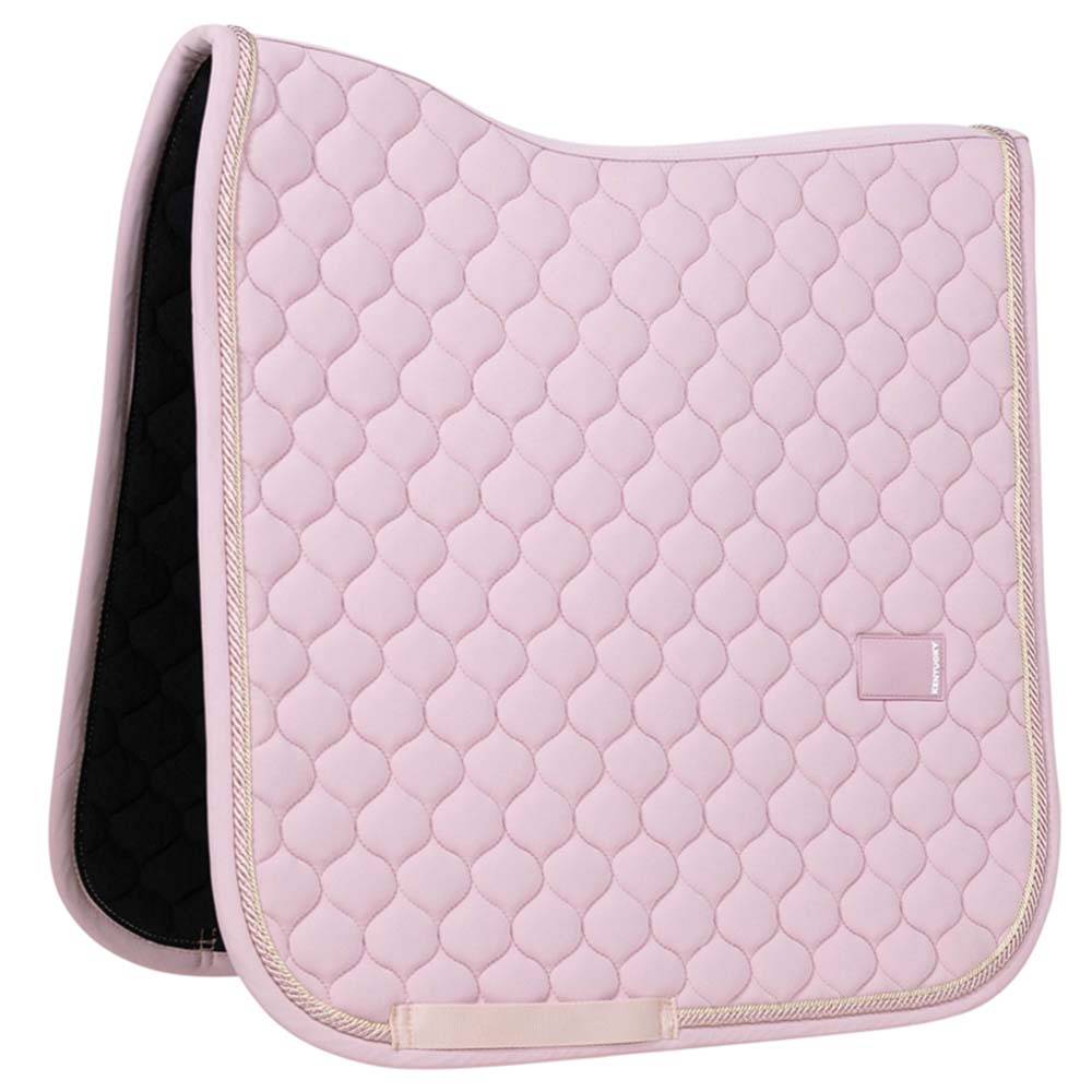 Dressurschabracke Onion Quilt Rubber Logo Blassrosa