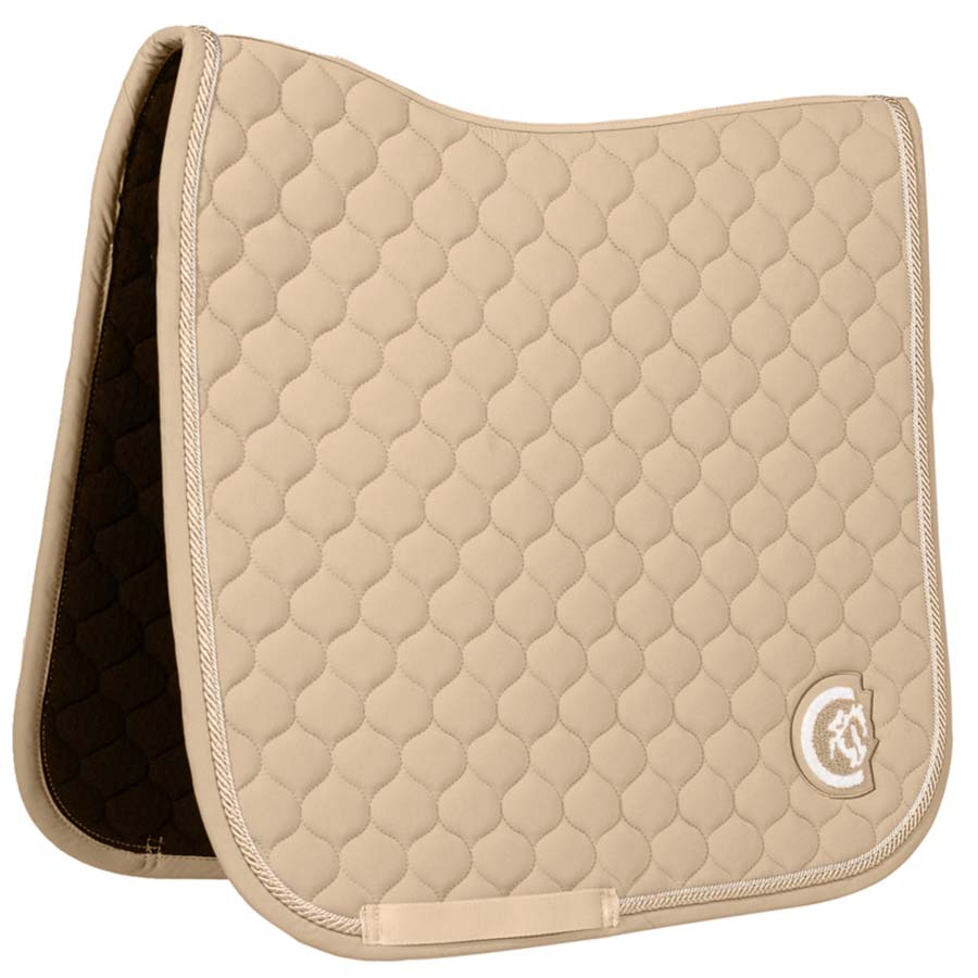 Dressurschabracke Onion Quilt 3D Logo Beige