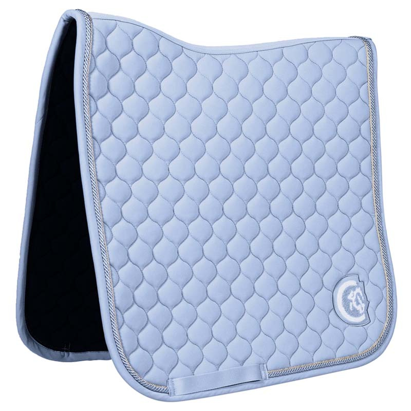 Dressurschabracke Onion Quilt 3D Logo Hellblau