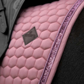 Dressurschabracke Glitter Band Rosa Dressurschabracke Glitter Band Rosa
