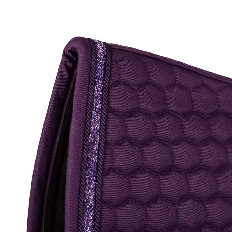 Dressurschabracke Glitter Band Lila