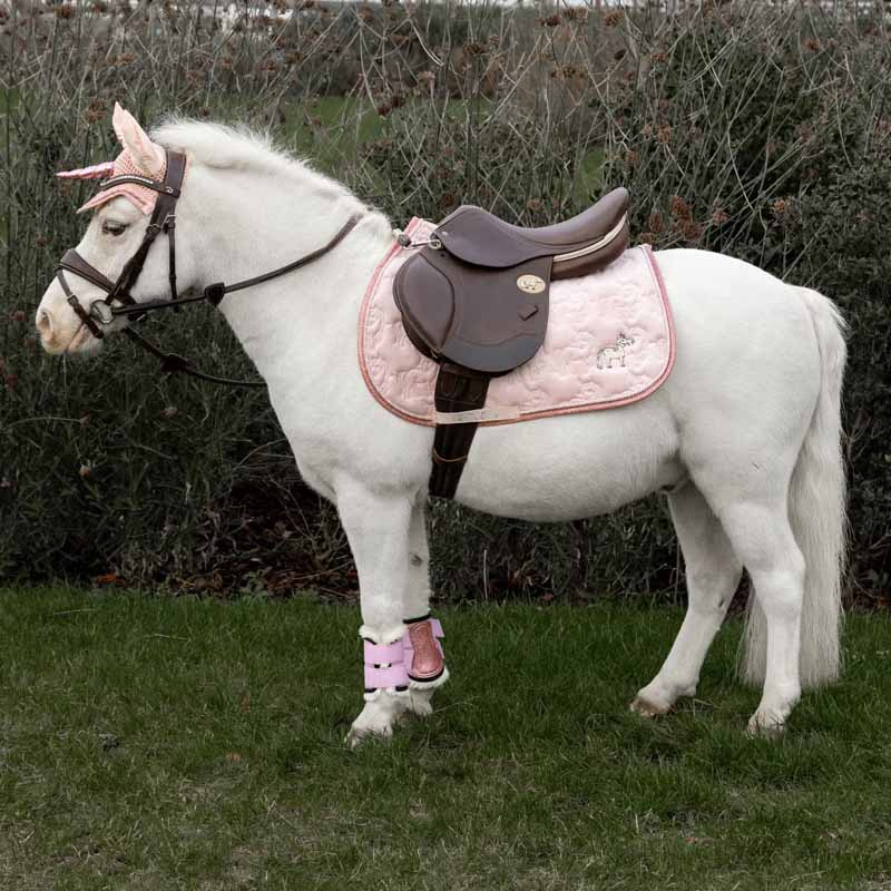 Schabracke Unicorn Head Glitter Hellrosa
