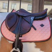 Schabracke Onion Quilt Leather Altrosa Schabracke Onion Quilt Leather Altrosa