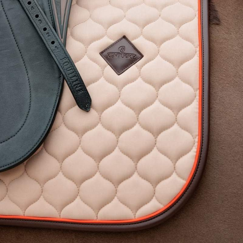 Dressurschabracke Onion Quilt Leather Beige