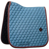 Dressurschabracke Onion Quilt Leather Blau Dressurschabracke Onion Quilt Leather Blau
