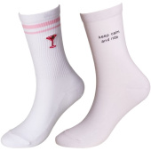 Socken Keep Calm 2-pack Weiß Socken Keep Calm 2-pack Weiß