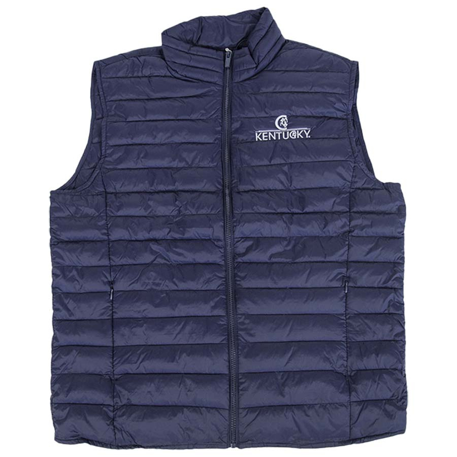 Reitweste Herren Klassisches Logo Marineblau
