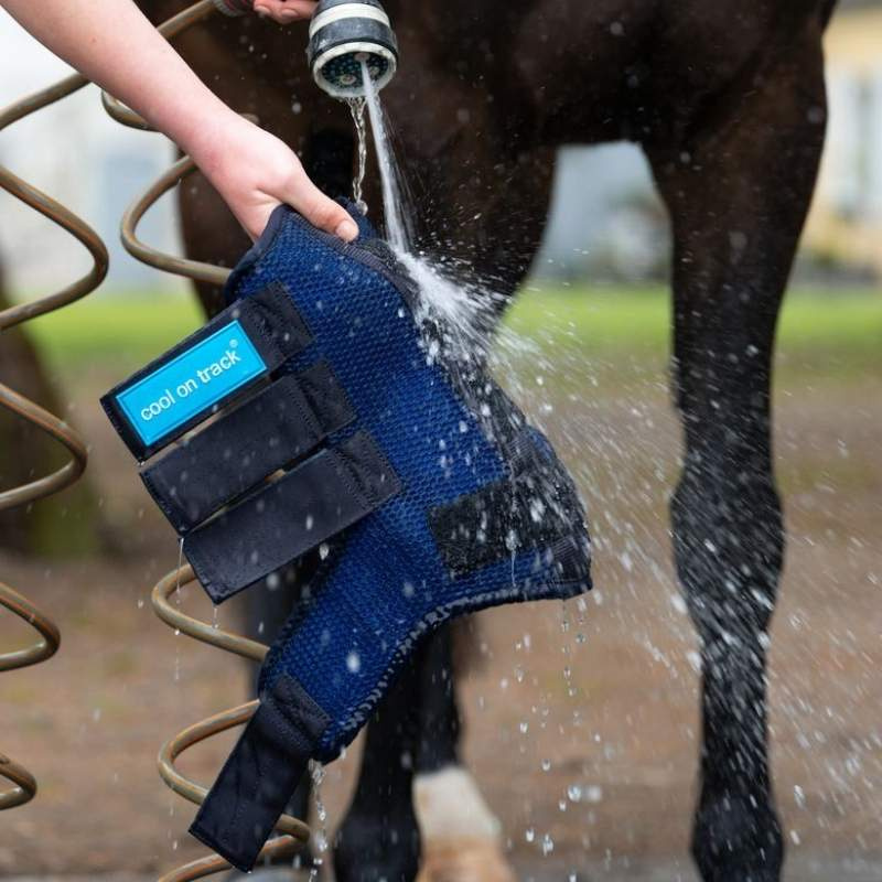 Stallgamaschen Quick Wraps Cool on Track 2.0 Blau