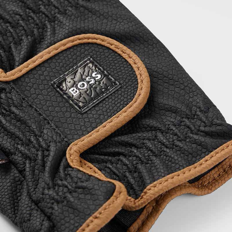 Reithandschuhe Hybrid Schwarz