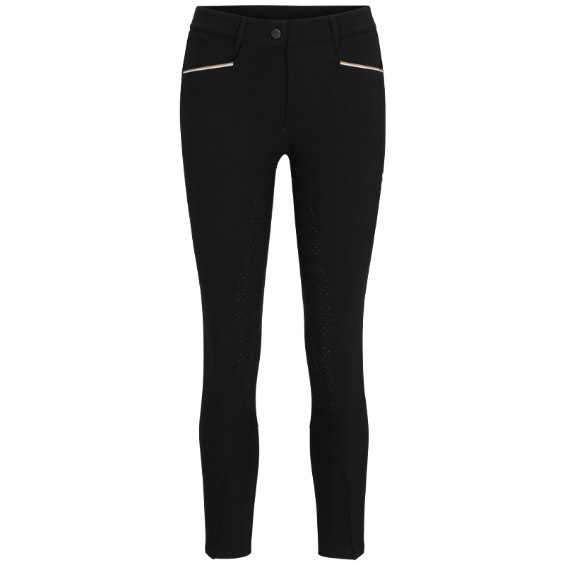 Reithosen Heather Full Grip Schwarz