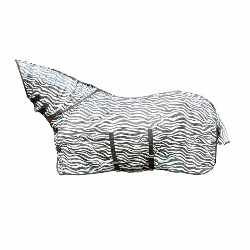 Fliegendecke mit Hals Zebra