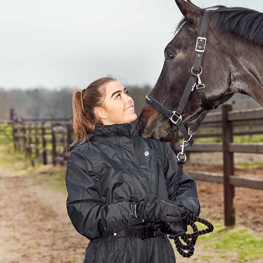 Reitoverall Quebec Schwarz