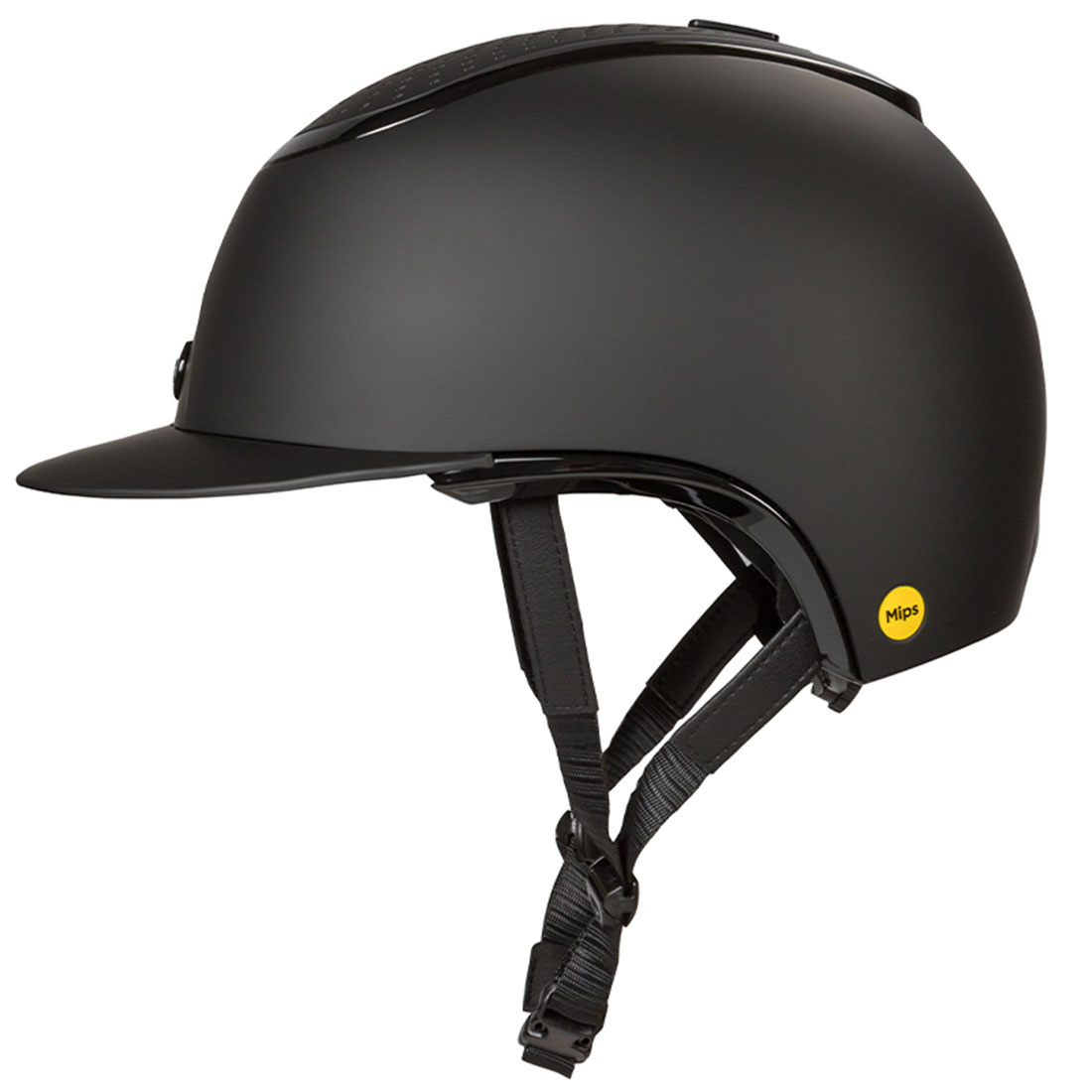 Reithelm MIPS Strixx Wide Peak Matte/Glossy Schwarz