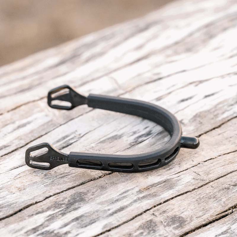 Sporen Ultra Fit Extra Grip 15mm Rounded Schwarz/Anthracite