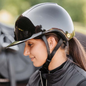 Reithelm MIPS Strixx Competition Wide Peak Glossy Schwarz Reithelm MIPS Strixx Competition Wide Peak Glossy Schwarz