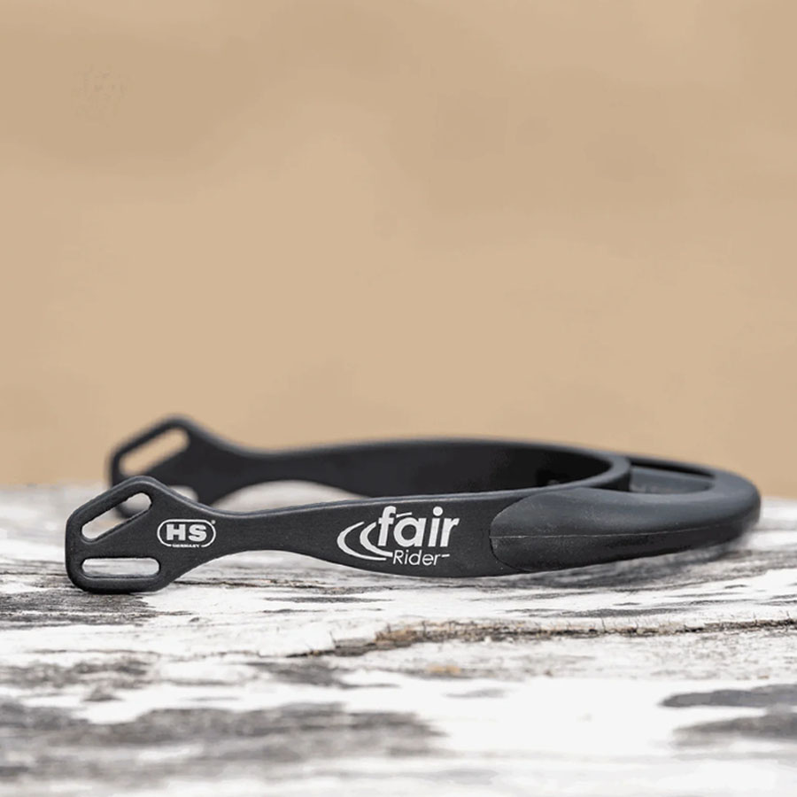 Sporen fairRider 25mm Thin Rounded Schwarz