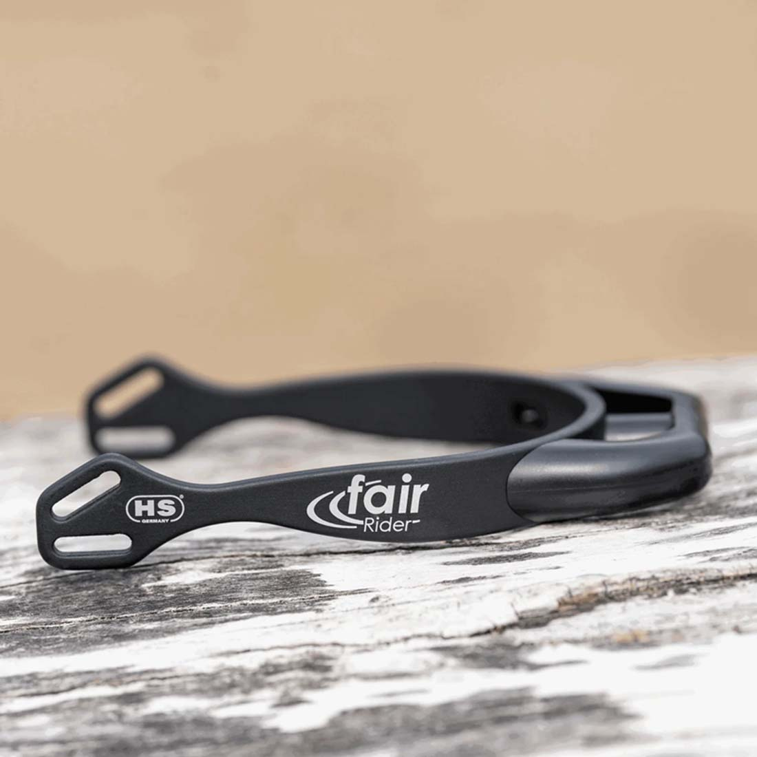 Sporen fairRider 20mm Round Flattened Schwarz