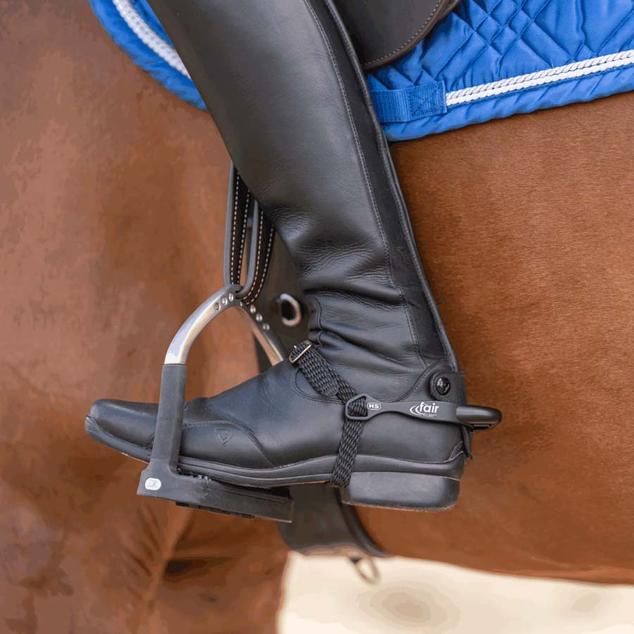 Sporen fairRider 20mm Round Flattened Schwarz