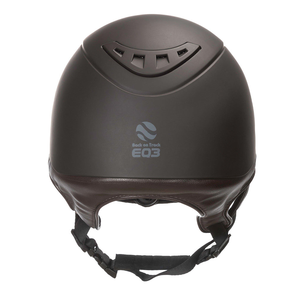 EQ3 Lynx Smooth Top Riding Helmet Brown