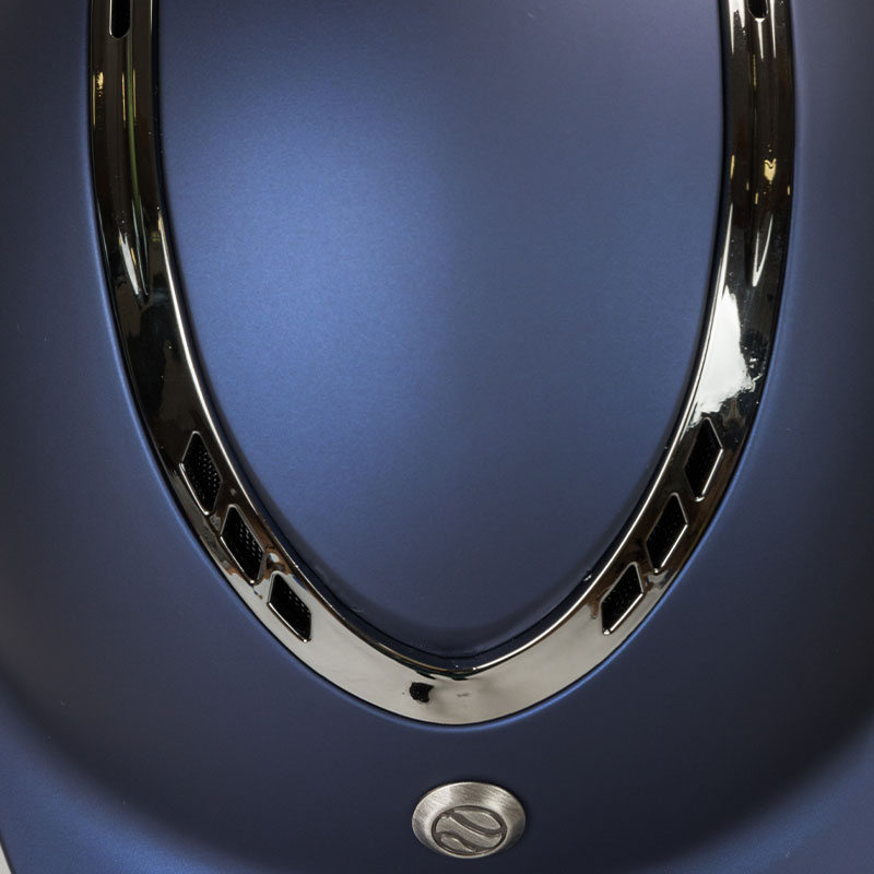Reithelm EQ3 Pardus mit Schraube Smooth Top Marineblau
