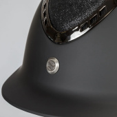 Reithelm EQ3 Pardus mit Schraube Smooth Top Glitzer Schwarz Sand Reithelm EQ3 Pardus mit Schraube Smooth Top Glitzer Schwarz Sand