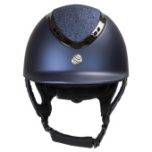 Reithelm EQ3 Pardus mit Schraube Smooth Top Glitzer Marineblau Sand Reithelm EQ3 Pardus mit Schraube Smooth Top Glitzer Marineblau Sand