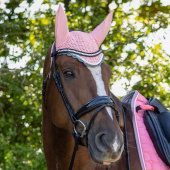 Fliegenhaube Farbe Rosa/Grau Fliegenhaube Farbe Rosa/Grau