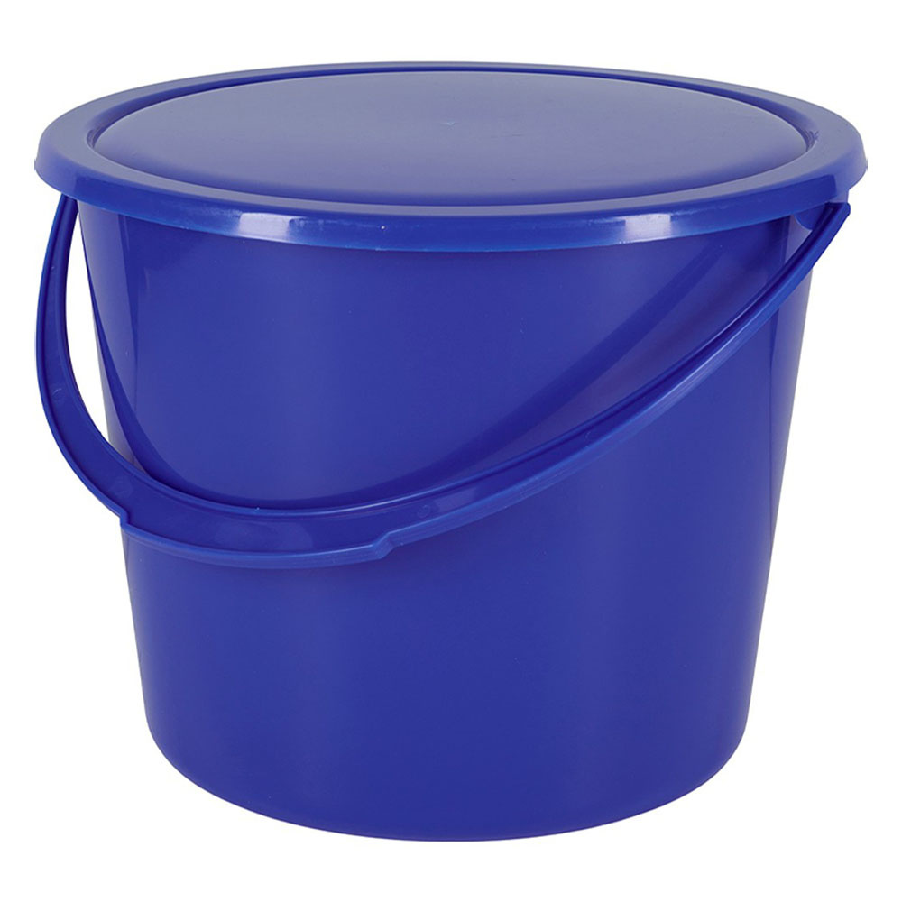 Eimer mit Deckel HG Blau