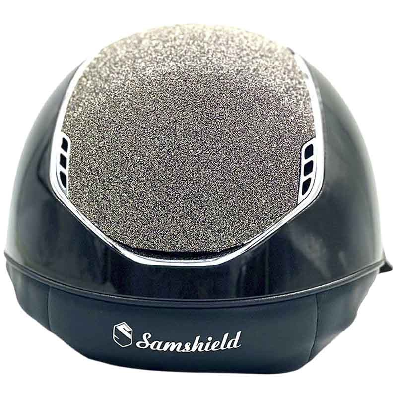 Reithelm Miss Shield 2.0 Glossy Chrome Crystal Fabric Metal Eclipse Schwarz