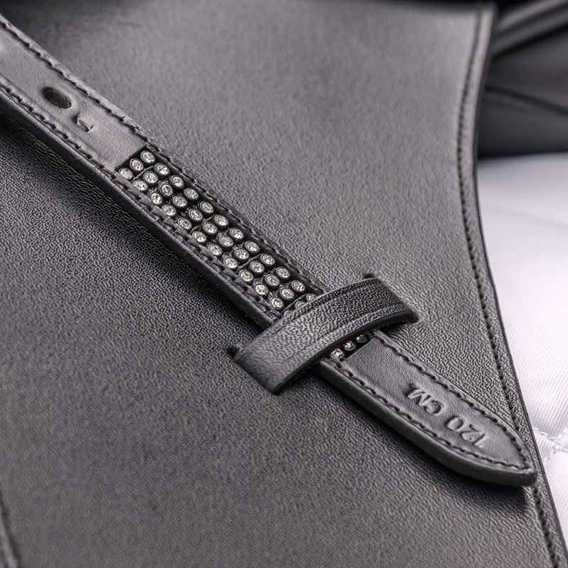 Steigbügelriemen Silverstar Schwarz/Silber