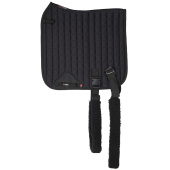 Dressurschabracke Fir-Tech mit Elastischen Bändern Schwarz Dressurschabracke Fir-Tech mit Elastischen Bändern Schwarz