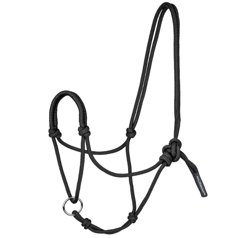 Knotenhalfter Movable Ring Schwarz