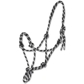 Knotenhalfter Knotted Schwarz/Weiß Knotenhalfter Knotted Schwarz/Weiß