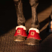 Stiefel mit Fell Lulu Christmas Glitter HG Rot/Weiß Stiefel mit Fell Lulu Christmas Glitter HG Rot/Weiß
