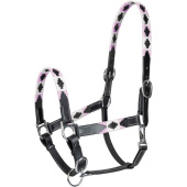 Lederhalfter Polo X-Line Schwarz/Rosa Lederhalfter Polo X-Line Schwarz/Rosa
