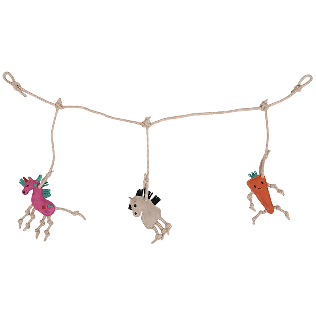 Pferdespielzeug Box Hanger aus Leder