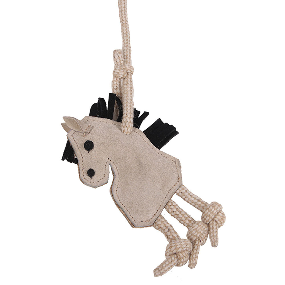Pferdespielzeug Box Hanger aus Leder