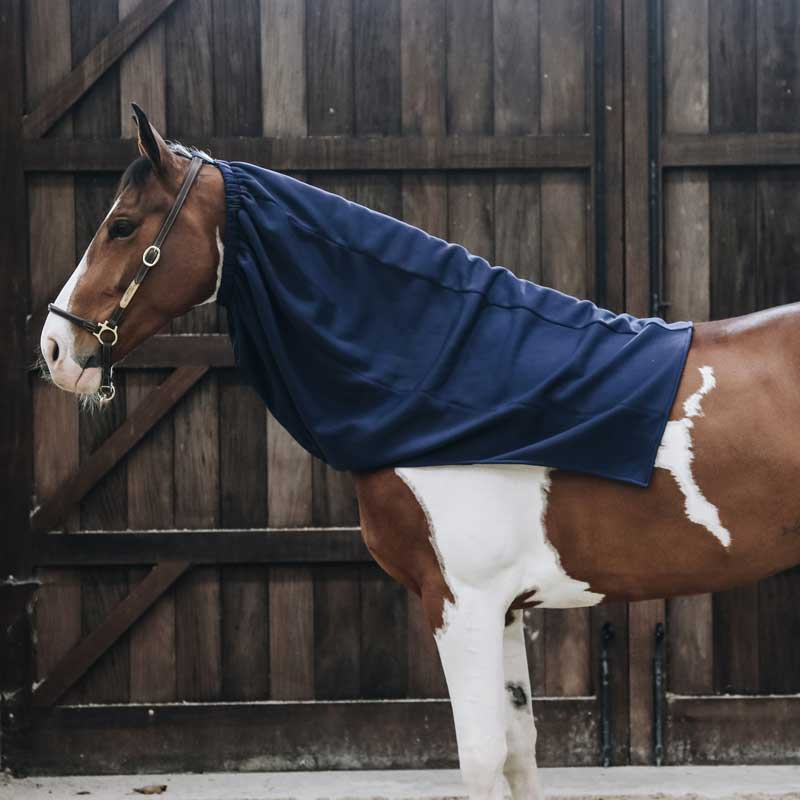 Cooler Hals Marineblau