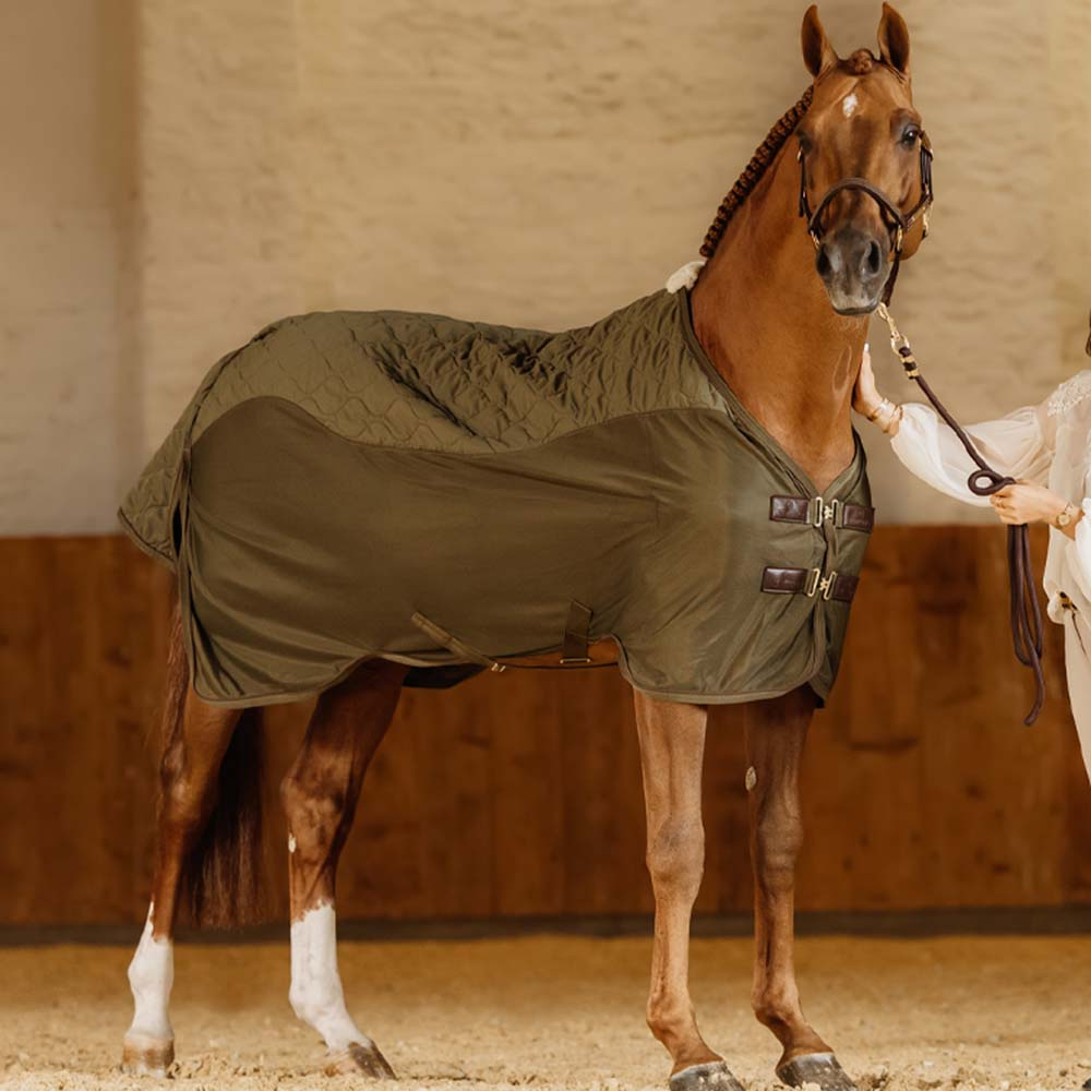Transport Decke Combo Cooler Fleece Grün
