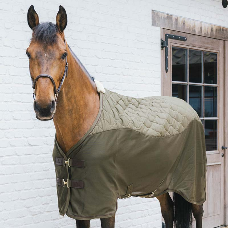 Transport Decke Combo Cooler Fleece Grün