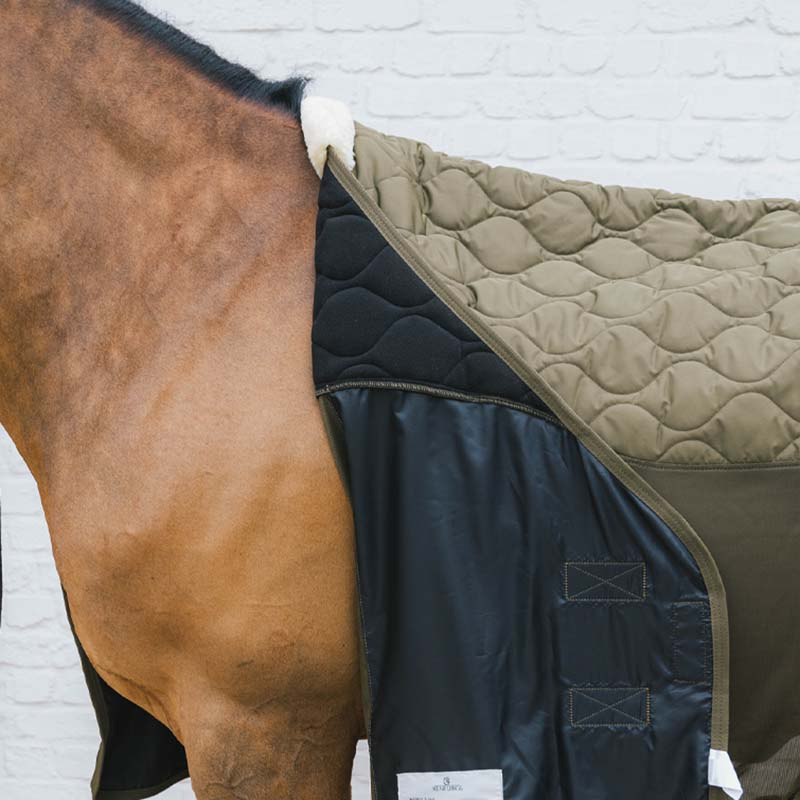 Transport Decke Combo Cooler Fleece Grün