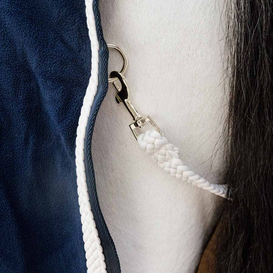 Fleecedecke Plaited Rope Marineblau