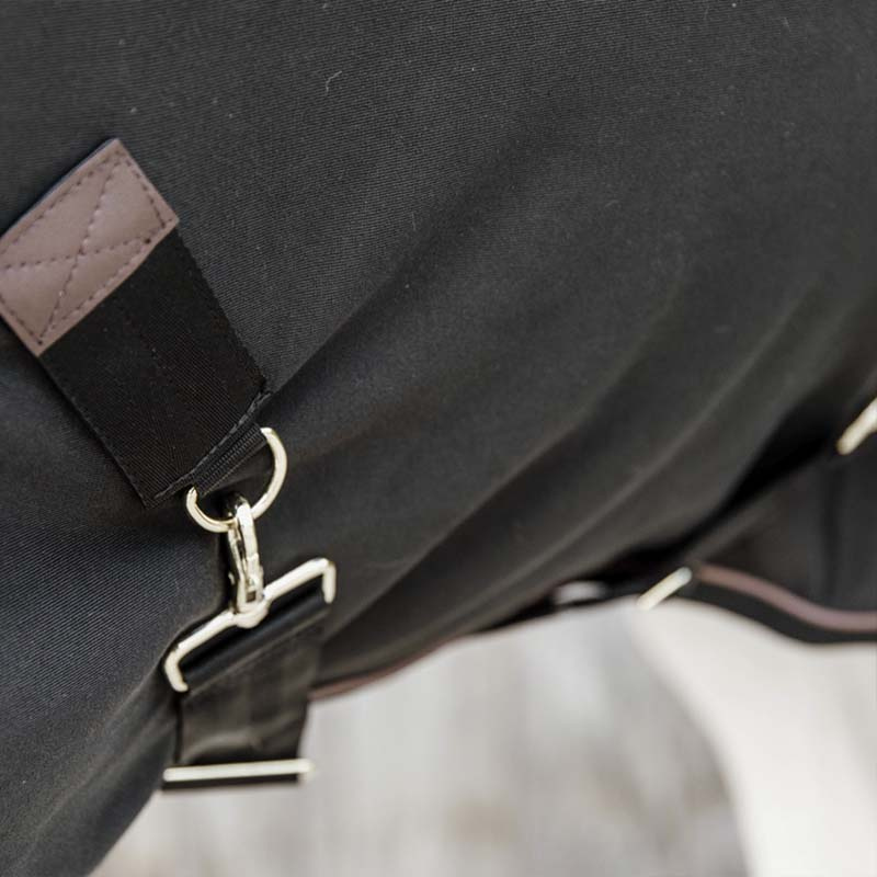 Abschwitzdecke Fleece Schwarz